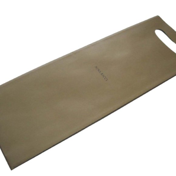 NINA RICCI TIE W/ TAGS France Purple Silk Floral Heart $ 149 - Picture 7 of 7